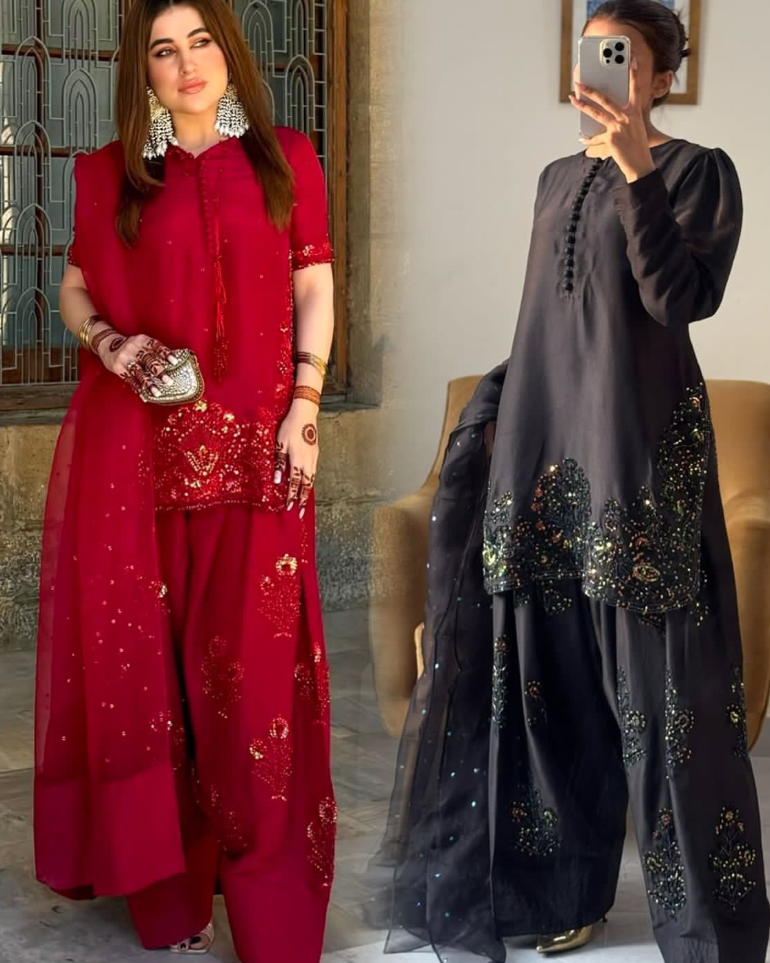 Handcrafted Pakistani FarshiShalwar | Unique Designs & Premium Quality