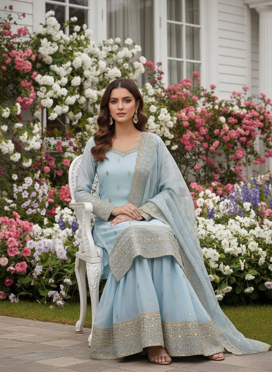 Nazakat Luxury Sharara Suit